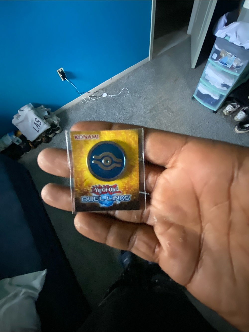 Yu-Gi-Oh! Duel Links Blue Collectible Coin Token Konami Official Promo Rare